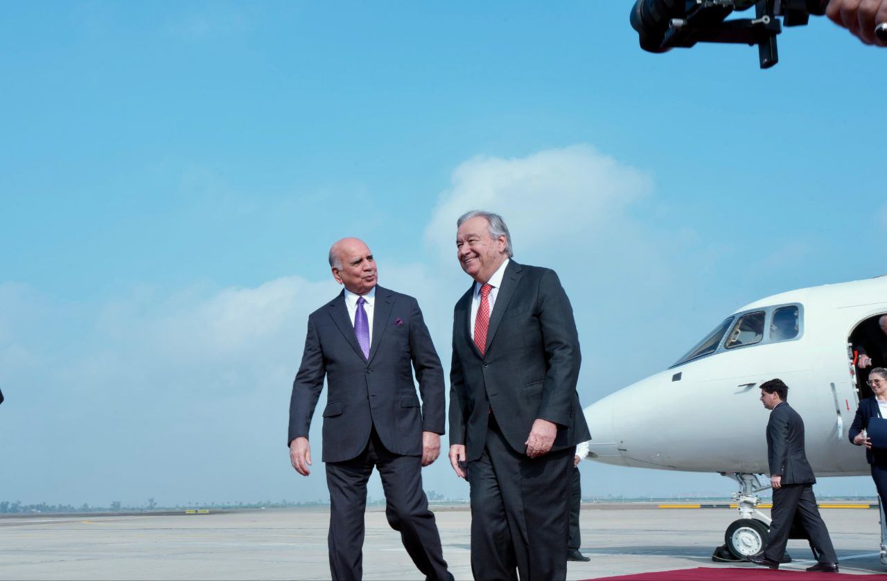 غوتيريش من بغداد: العراق أصبح أكثر تطوراً وأماناً