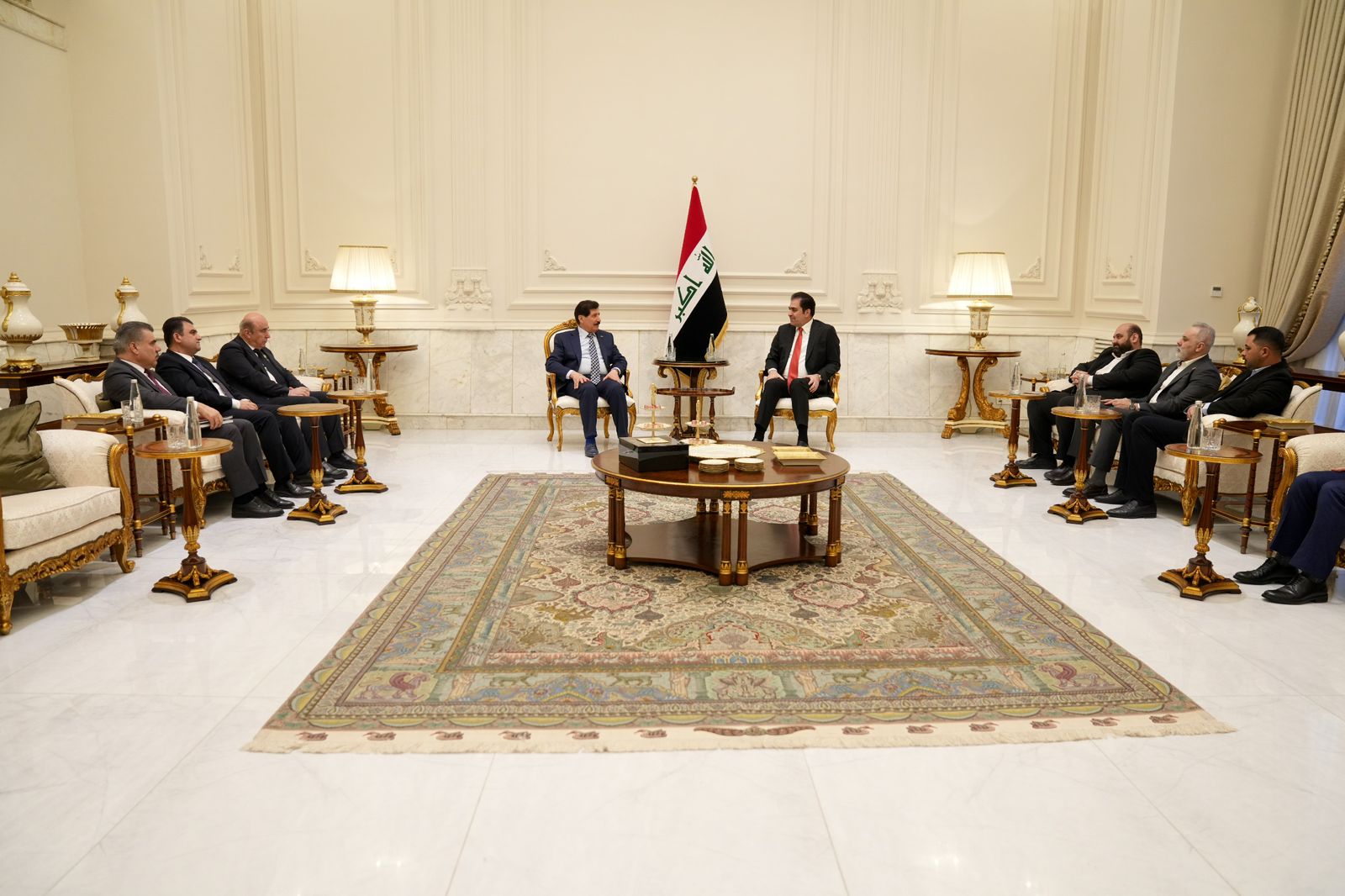 المندلاوي يستقبل وفد الحزب الديمقراطي الكردستاني لبحث تشكيل الحكومة والاستحقاقات الدستورية