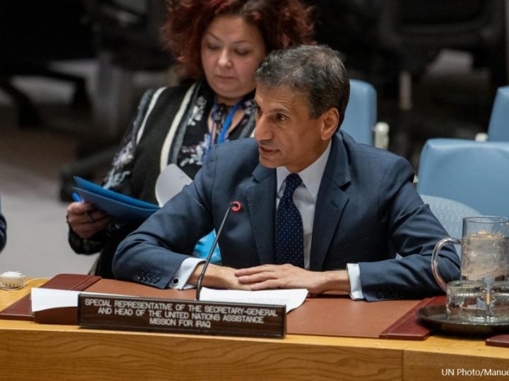 مبعوث الامم المتحدة بالعراق : اتوقع بأن تشكيل الحكومة العراقية الجديدة لن يتأخر