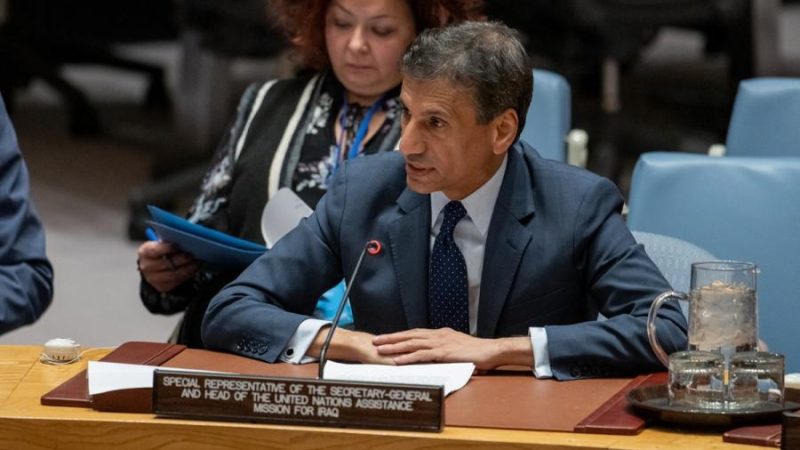 مبعوث الامم المتحدة بالعراق : اتوقع بأن تشكيل الحكومة العراقية الجديدة لن يتأخر