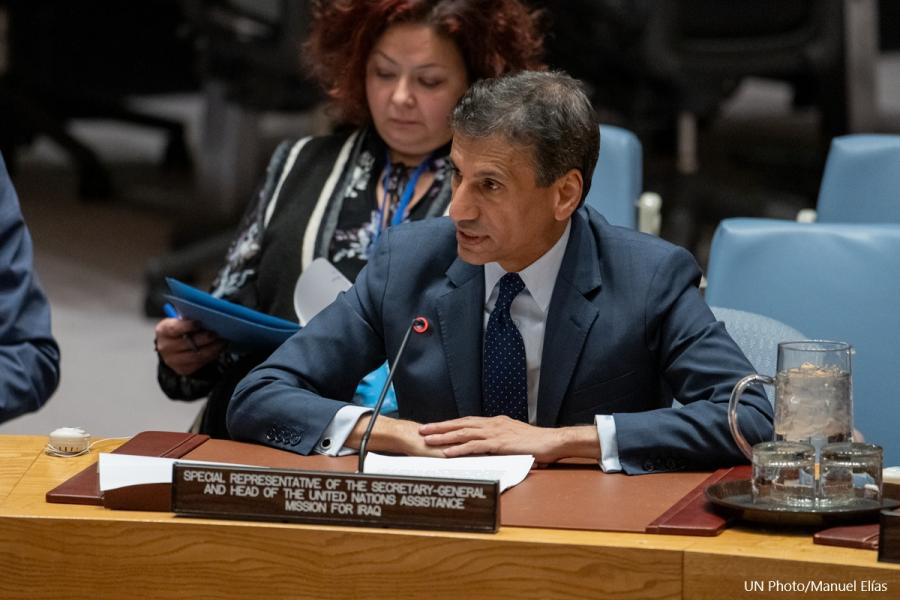 مبعوث الامم المتحدة بالعراق : اتوقع بأن تشكيل الحكومة العراقية الجديدة لن يتأخر