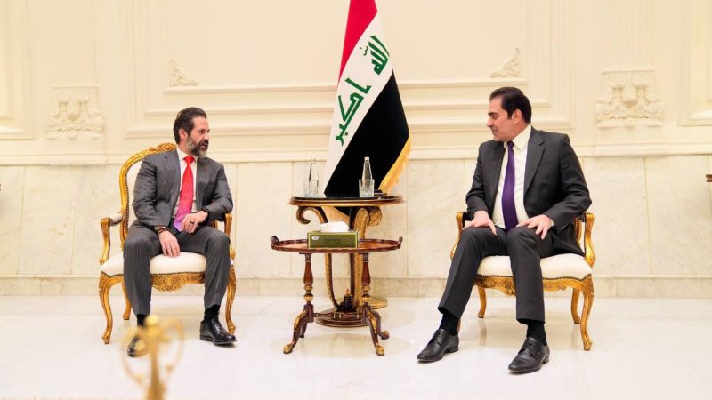 المندلاوي وقوباد طالباني يبحثان مسار الحوارات الجارية لتشكيل الحكومة المقبلة