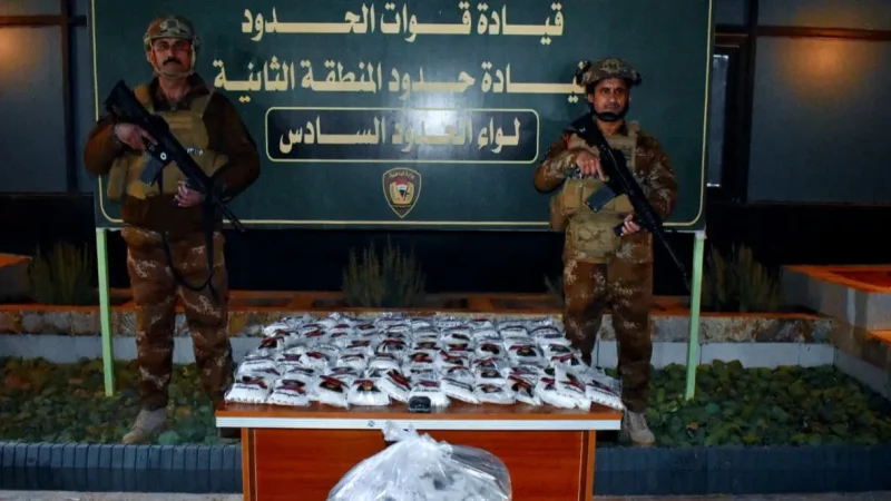 عبر بالون هوائي.. إحباط تهريب 30 كغم من المخدرات غربي الأنبار