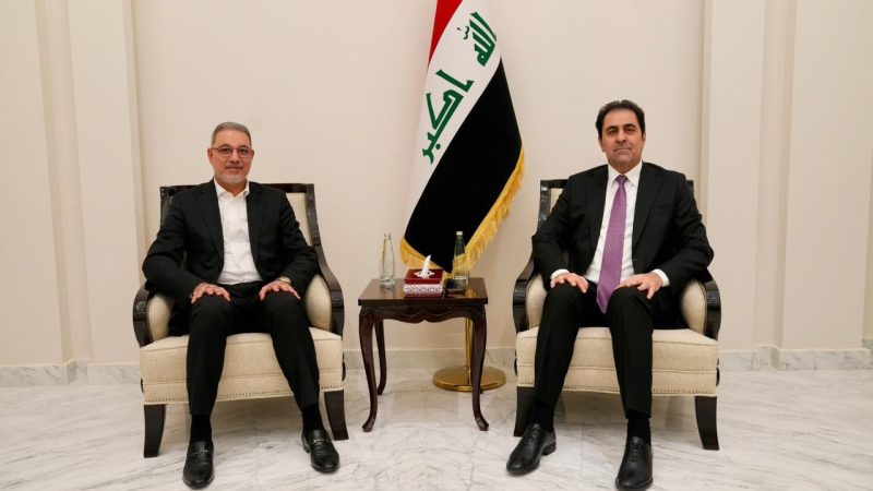 المندلاوي يبحث مع رئيس هيئة المساءلة والعدالة المستجدات المحلية والاستحقاقات الوطنية المقبلة