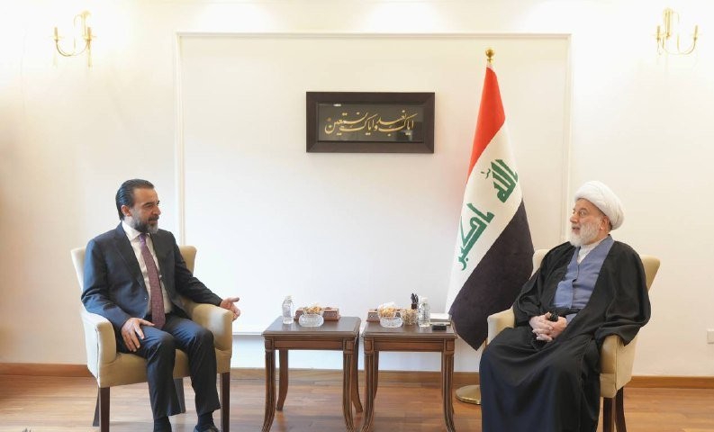 الشيخ حمودي والحلبوسي يؤكدان أهمية الالتزام بتوقيتات الاستحقاقات الدستورية