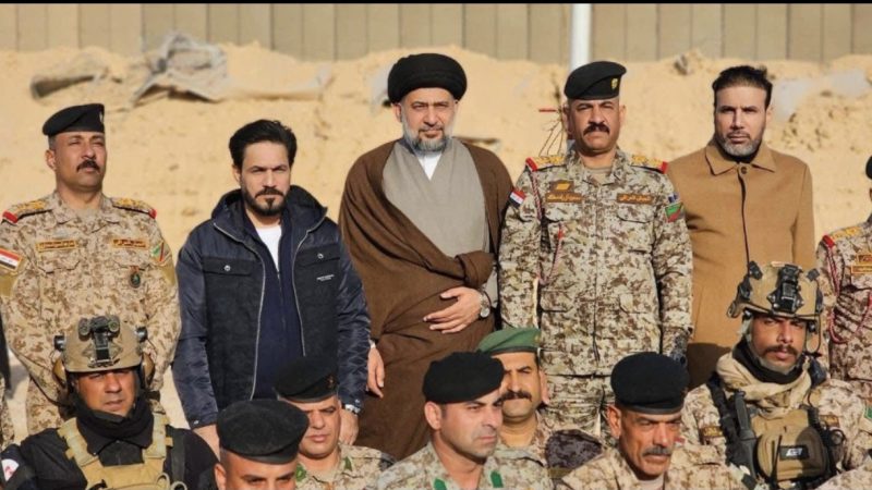 السيد الصدر يرسل وفدا مع دعم لوجستي ووقود للقوات الأمنية المرابطة على الحدود مع سوريا