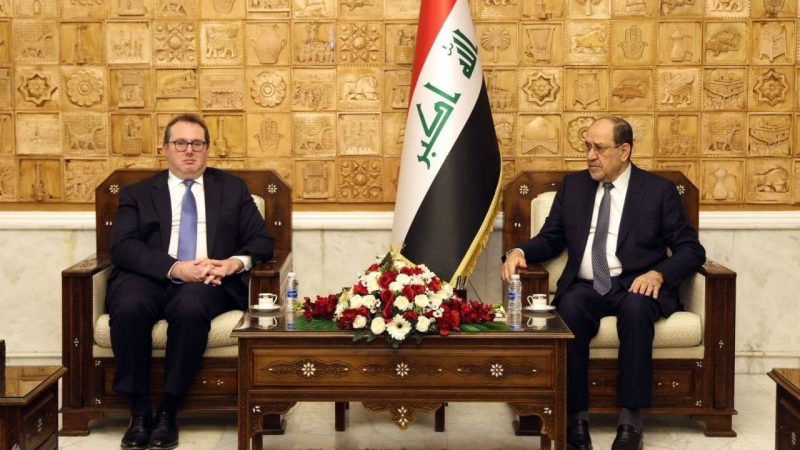 المالكي يبحث مع القائم بالأعمال الأميركي تشكيل بقية الرئاسات ومسار الحكومة الجديدة