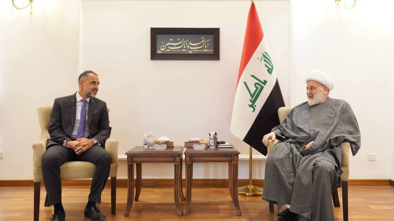 الشيخ حمودي للسفير البريطاني: قوة العراق واستقراره ضرورة إقليمية ودولية