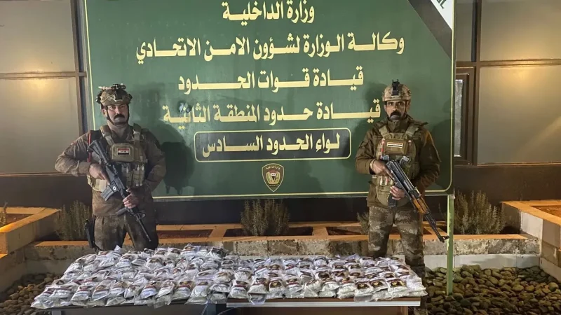 إحباط محاولتي تهريب عبر بالونات هوائية تحمل اكثر من ربع مليون حبة مخدرة بالأنبار