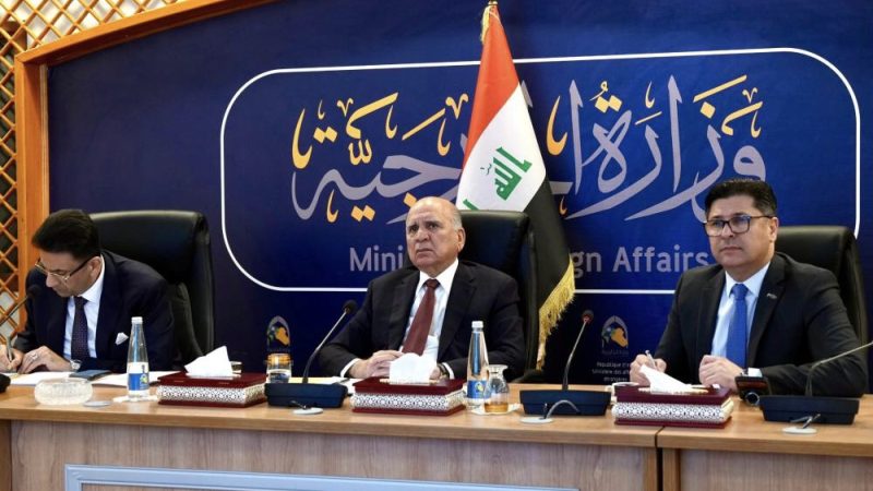 وزير الخارجية: العراق لن يكون ساحة لتصفية الحسابات الإقليمية أو طرفاً في أي صراع