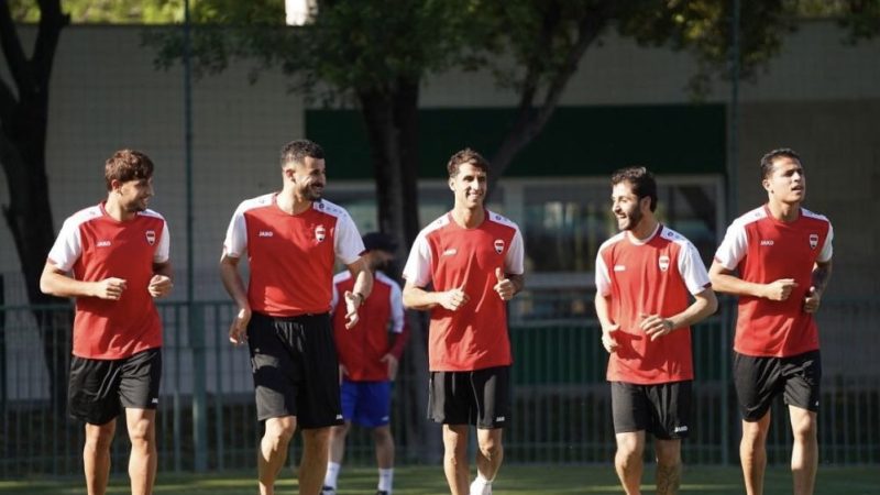 تصاعد وتيرة تحضيرات المنتخب الوطني لمواجهة بوليفا صباح الأربعاء
