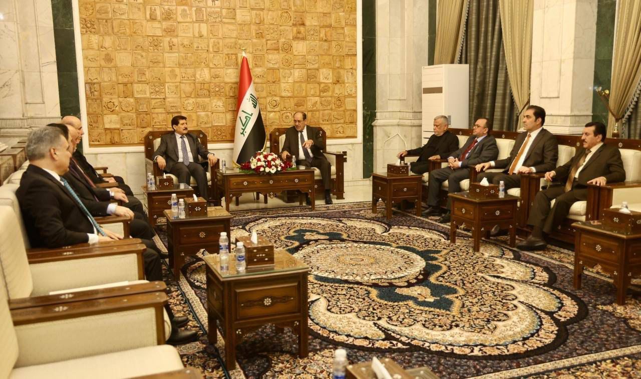 المالكي يبحث مع الوفد الديمقراطي الكردستاني الاستحقاقات الدستورية وانتخاب رئيس الجمهورية