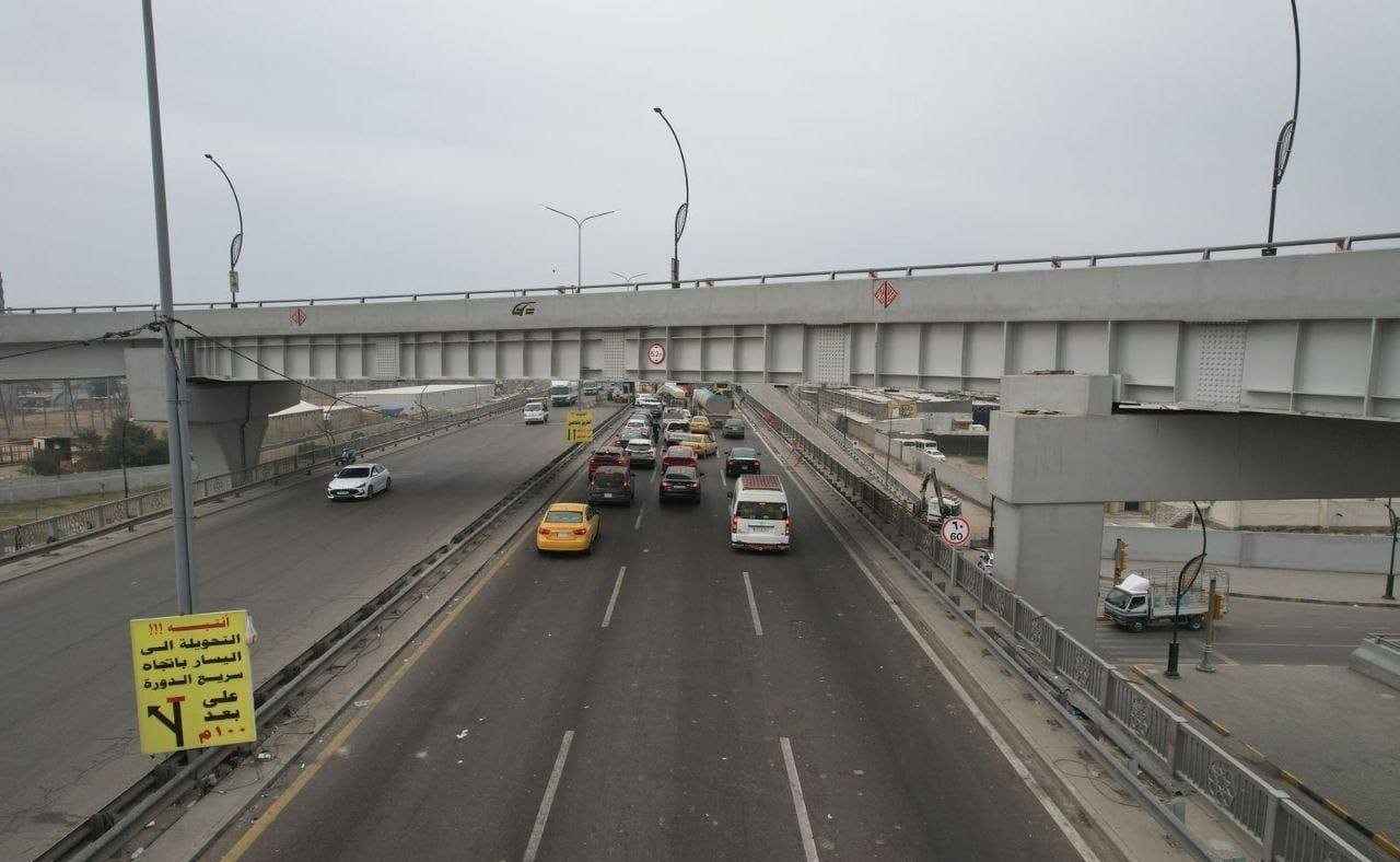 الإعمار: افتتاح المرحلة الثانية من مشروع صيانة جسر بغداد الكبير أمام حركة سير المركبات
