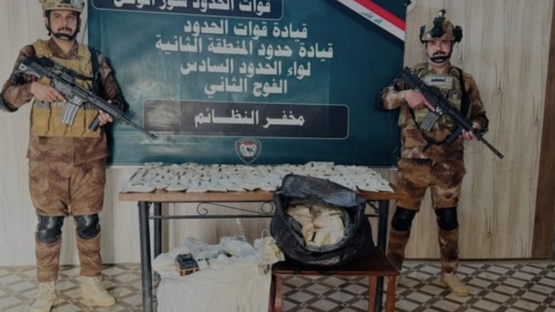 احباط تهريب مخدرات عبر بالونات هوائية تحمل نصف مليون حبة بالأنبار