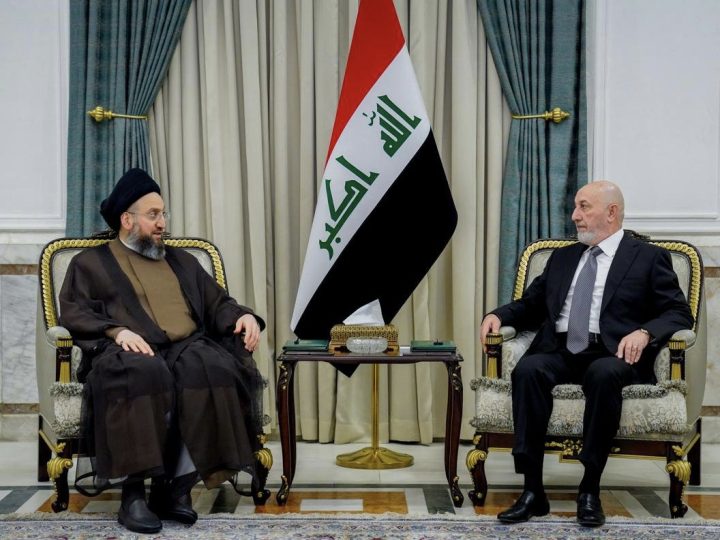 رئيس الجمهورية والسيد الحكيم يؤكدان على الإسراع في حسم منصب رئيس الوزراء