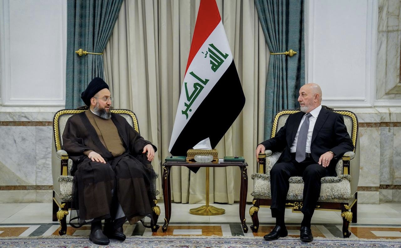 رئيس الجمهورية والسيد الحكيم يؤكدان على الإسراع في حسم منصب رئيس الوزراء