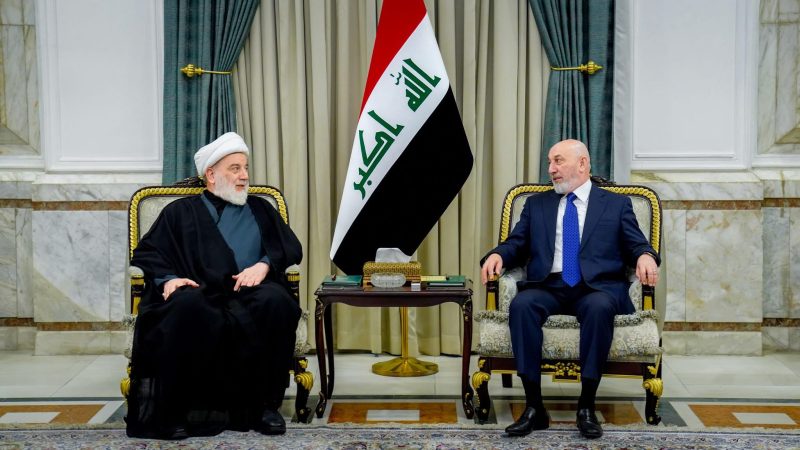 رئيس الجمهورية والشيخ حمودي يؤكدان أهمية الالتزام بالتوقيتات الدستورية لحسم منصب رئيس مجلس الوزراء