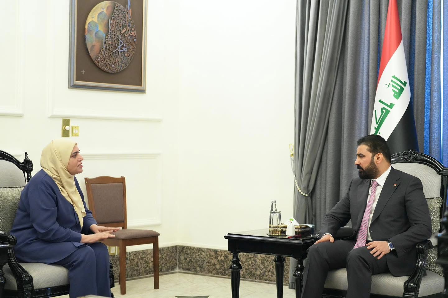 في لقائين منفصلين.. الزيدي يلتقي طيف سامي وعلي العلاق للوقوف على وضع العراق المالي والاقتصادي