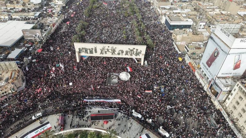 بـ12 محافظة.. انطلاق تظاهرات رفض العدوان الصهيوني الاميركي التي دعا اليها السيد الصدر