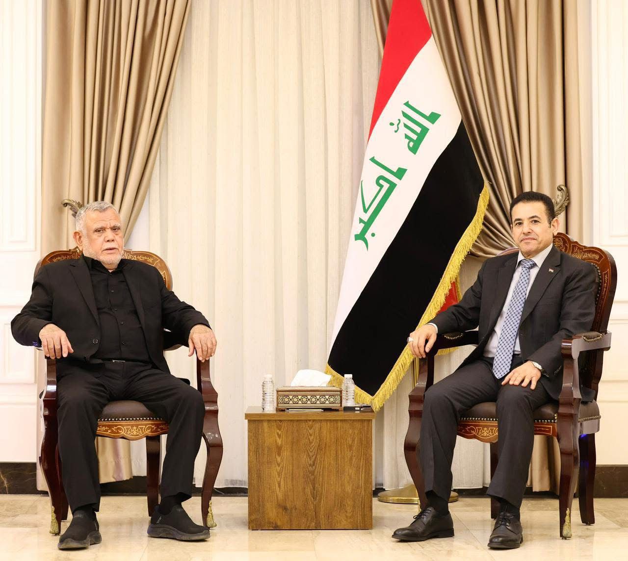 الاعرجي والعامري يؤكدان ضرورة تجنيب العراق وشعبه ارتدادات الاحداث والازمات الراهنة