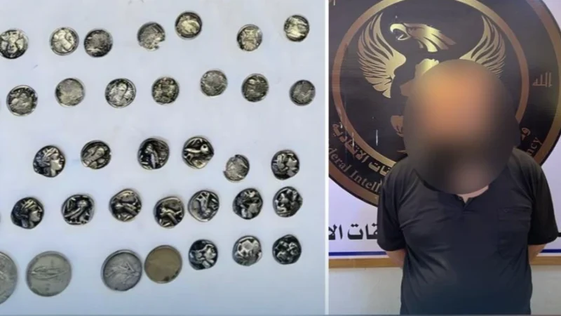 بابل.. القبض على شخصين بحوزتهما 73 قطعة أثرية