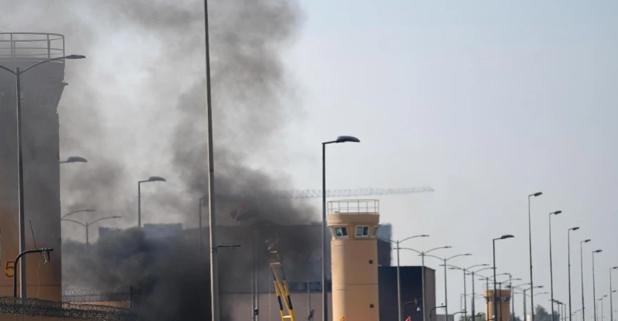 تفجير مسيطر عليه لمخلفات حربية قرب مطار بغداد الدولي
