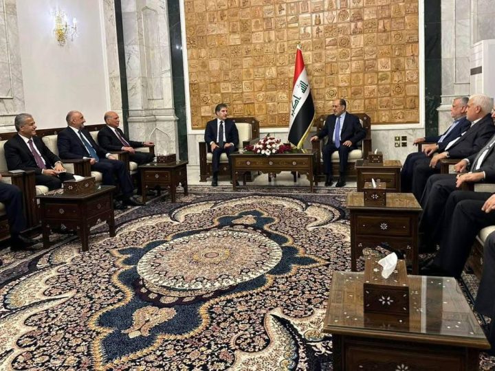 بارزاني ينهي اجتماعه مع الإطار التنسيقي ويواصل لقاءاته في بغداد