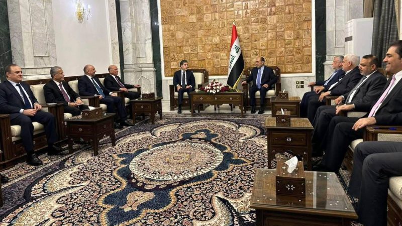 بارزاني ينهي اجتماعه مع الإطار التنسيقي ويواصل لقاءاته في بغداد