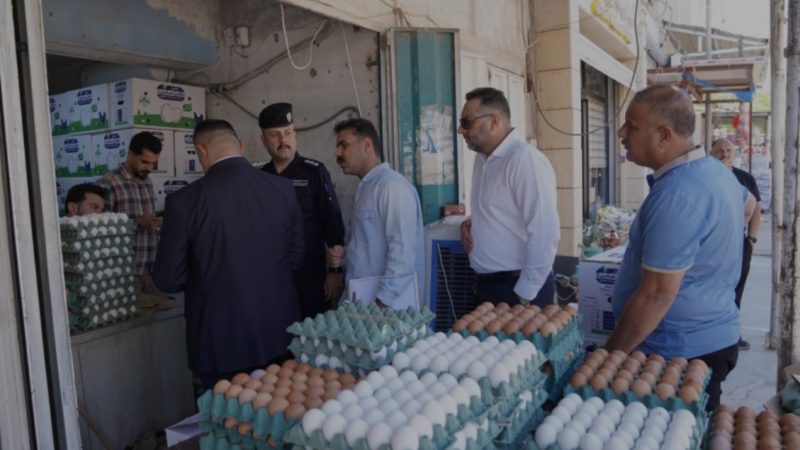 التجارة تتابع أسباب استمرار ارتفاع أسعار البيض والمواد الغذائية في بغداد