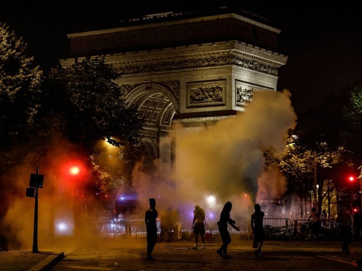 فرنسا: اعتقال 416 شخصاً خلال احتفالات تحولت إلى أعمال شغب بعد تتويج باريس سان جيرمان