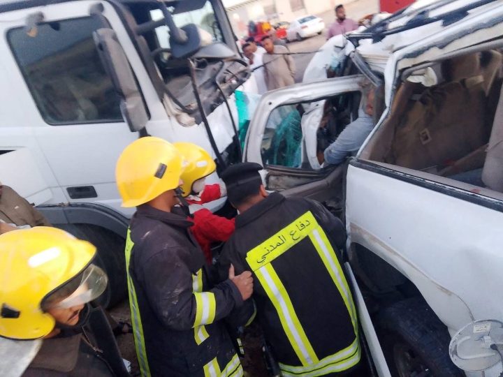 الدفاع المدني: انتشال جثامين 7 ضحايا إثر حادث في الديوانية
