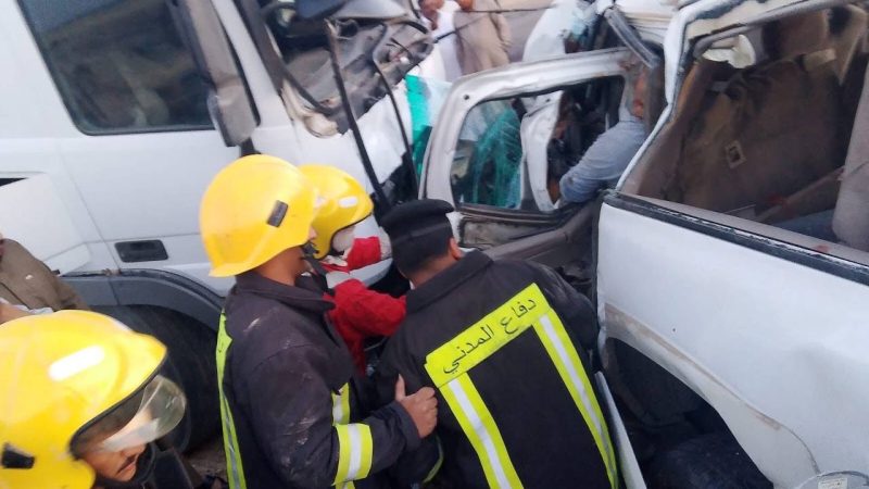 الدفاع المدني: انتشال جثامين 7 ضحايا إثر حادث في الديوانية