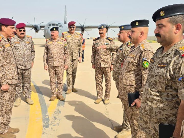 يار الله يصل إلى صحراء السماوة للاطلاع على الوضع الأمني وانتشار القطعات