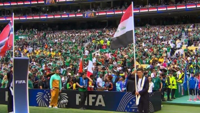 بالفيديو .. العلم العراقي يزين افتتاحية كأس العالم 2026