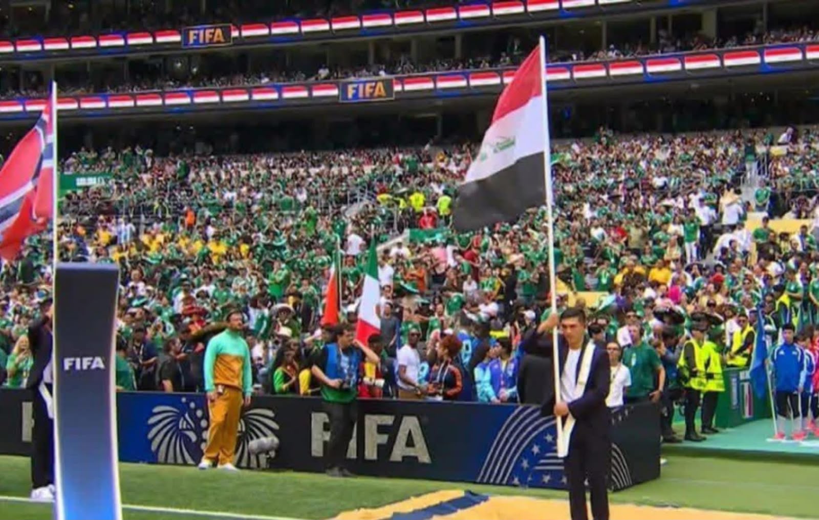 بالفيديو .. العلم العراقي يزين افتتاحية كأس العالم 2026
