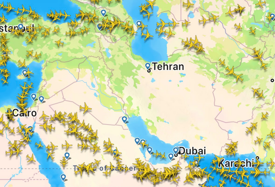 العراق يغلق أجواءه 72 ساعة وسط تصعيد إقليمي وينفي سقوط طائرة ركاب في كربلاء