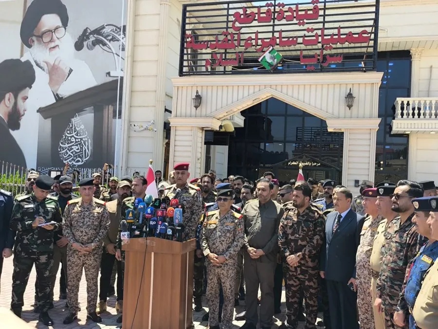 العمليات المشتركة: تسلم قوائم سرايا السلام والأسلحة والمعدات الخاصة بها