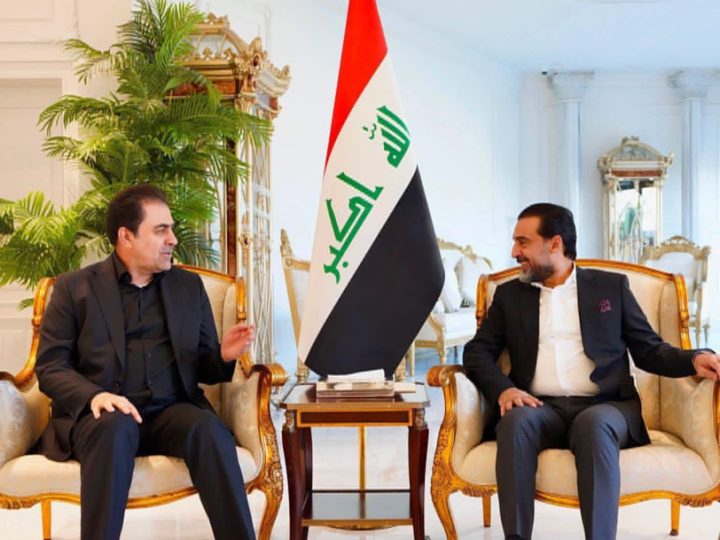 المندلاوي والحلبوسي يؤكدان ضرورة دعم الحكومة وإكمال الكابينة الوزارية.