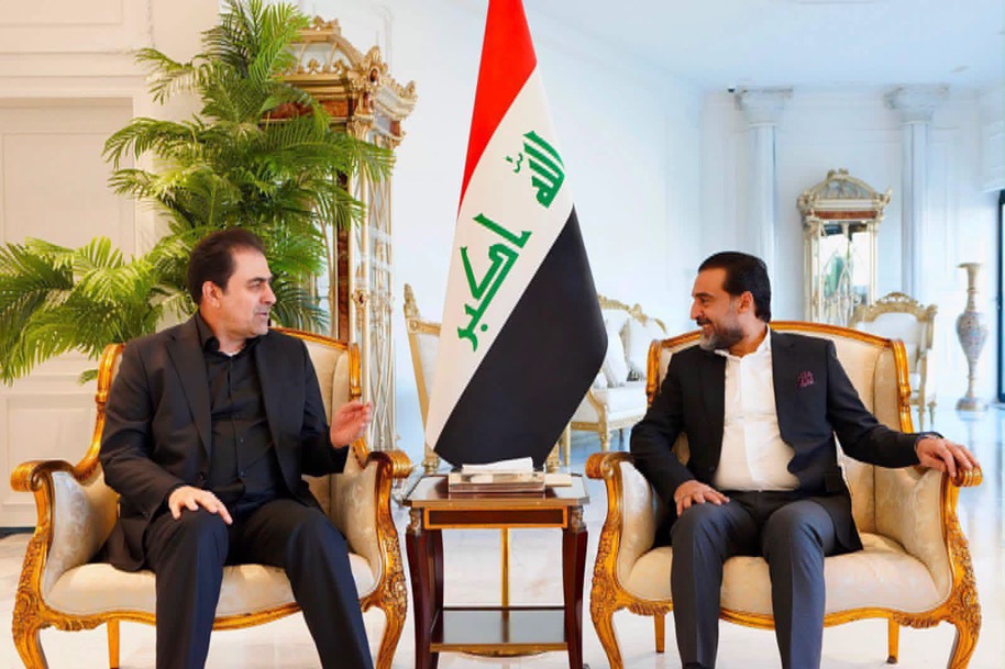 المندلاوي والحلبوسي يؤكدان ضرورة دعم الحكومة وإكمال الكابينة الوزارية.