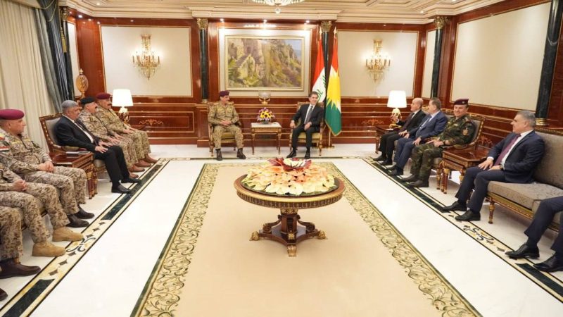 رئيس أركان الجيش العراقي يصل إلى إقليم كوردستان لبحث قضايا مشتركة