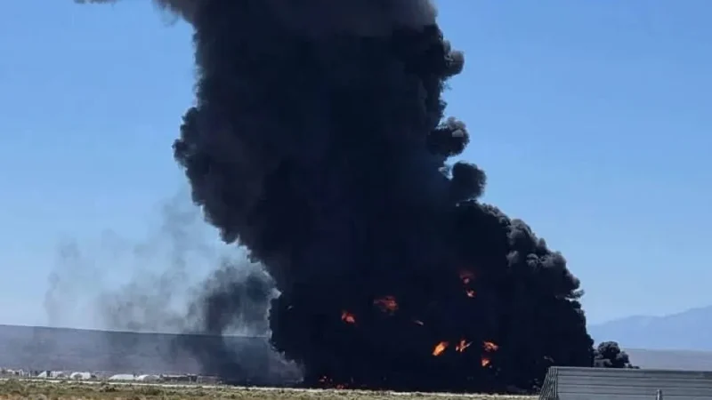 تحطم قاذفة من طراز “بي-52 ستراتوفورتريس” بعد إقلاعها من قاعدة عسكرية بولاية كاليفورنيا