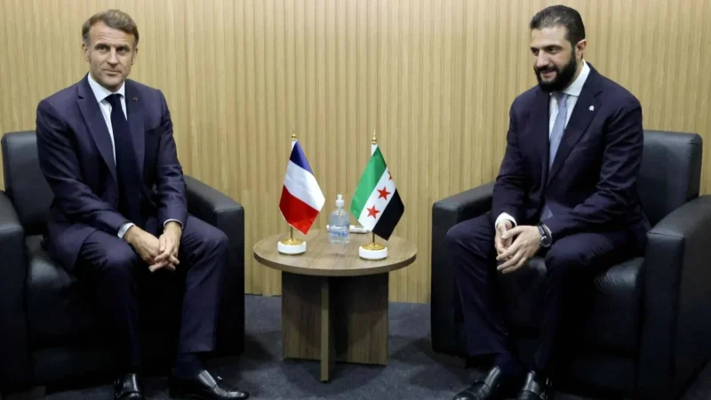 الشرع: زيارة ماكرون إلى دمشق تفتح صفحة جديدة في العلاقات السورية الفرنسية