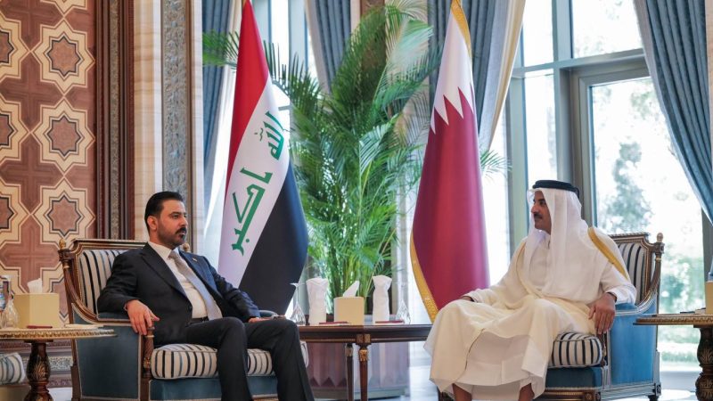 الزيدي يجري مباحثات رسمية مع أمير قطر.. وهذه تفاصيلها