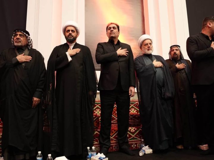 المندلاوي يختتم المجلس الحسيني بأيامه الثلاث بحضور كبار الشخصيات السياسية