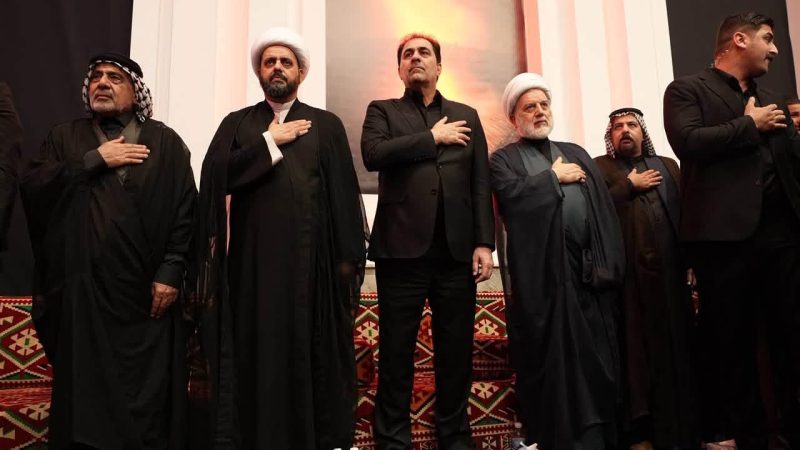 المندلاوي يختتم المجلس الحسيني بأيامه الثلاث بحضور كبار الشخصيات السياسية