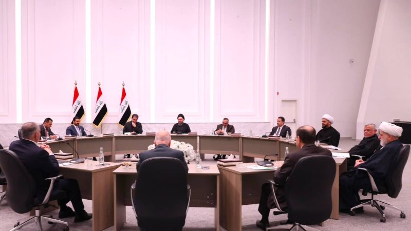 مصدر : الاطار التنسيقي يعقد اجتماعا بمكتب رئيس ائتلاف الاساس محسن المندلاوي