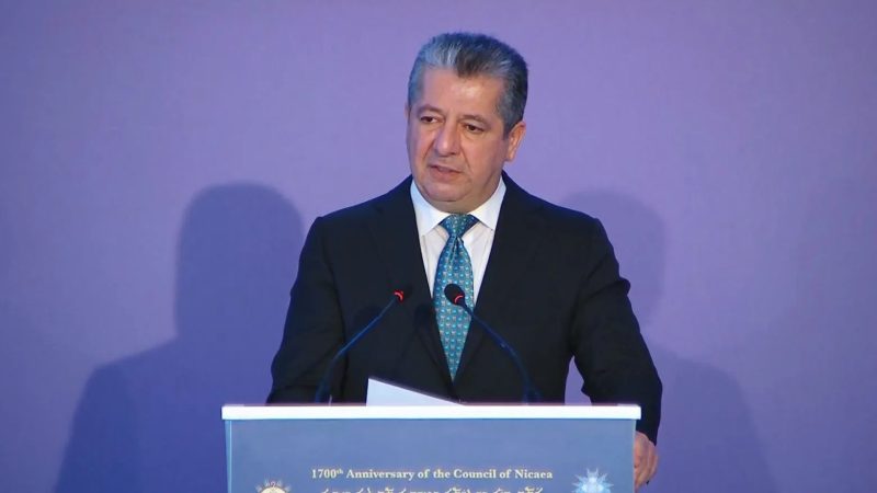مسرور بارزاني: العراق يواجه أزمة اقتصادية وندعم إجراءات حكومة الزيدي في محاربة الفساد