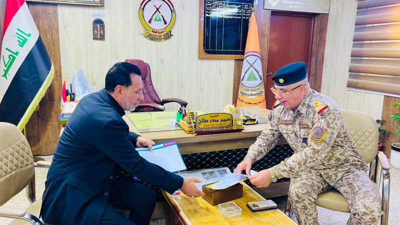 الزاملي يزور مركز تدريب بغداد ويؤكد على ضرورة توفير متطلبات الدعم اللوجستي وتهيئة بيئة تدريبية ملائمة