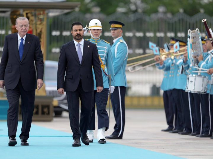 أردوغان يستقبل الزيدي في مراسم رسمية