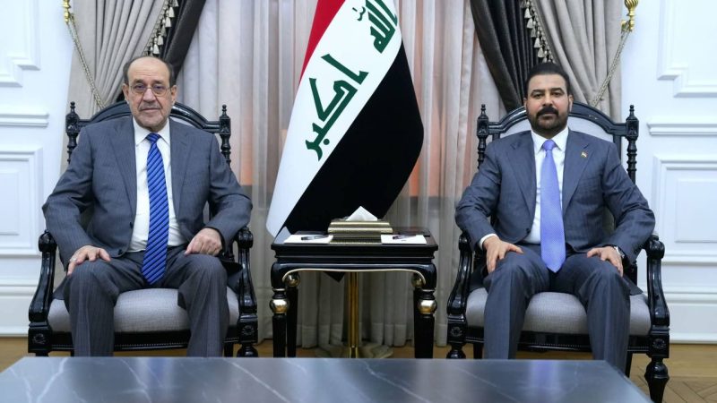 الزيدي يبحث مع المالكي مكافحة الفساد وحصر السلاح بيد الدولة